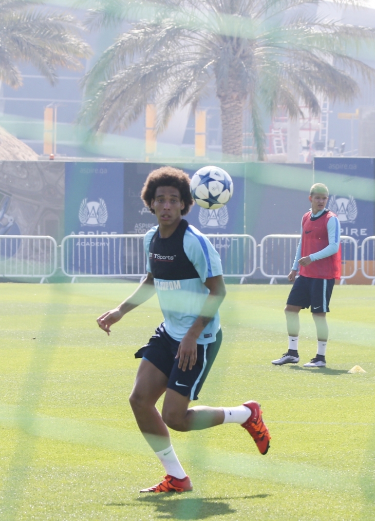 «Газпром»-тренировочные сборы в Дохе: 16 января, утренняя тренировка