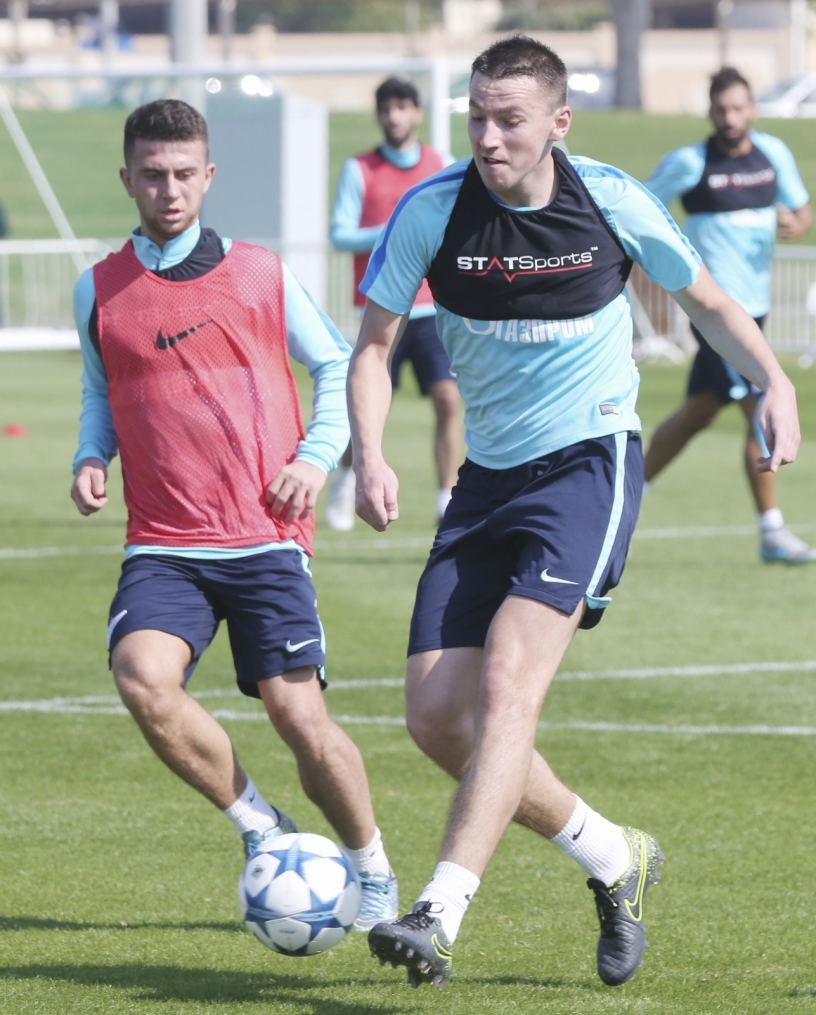 «Газпром»-тренировочные сборы в Дохе: 16 января, утренняя тренировка