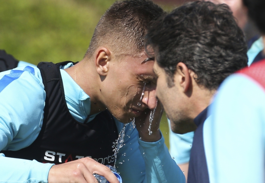 «Газпром»-тренировочные сборы в Дохе: 16 января, утренняя тренировка