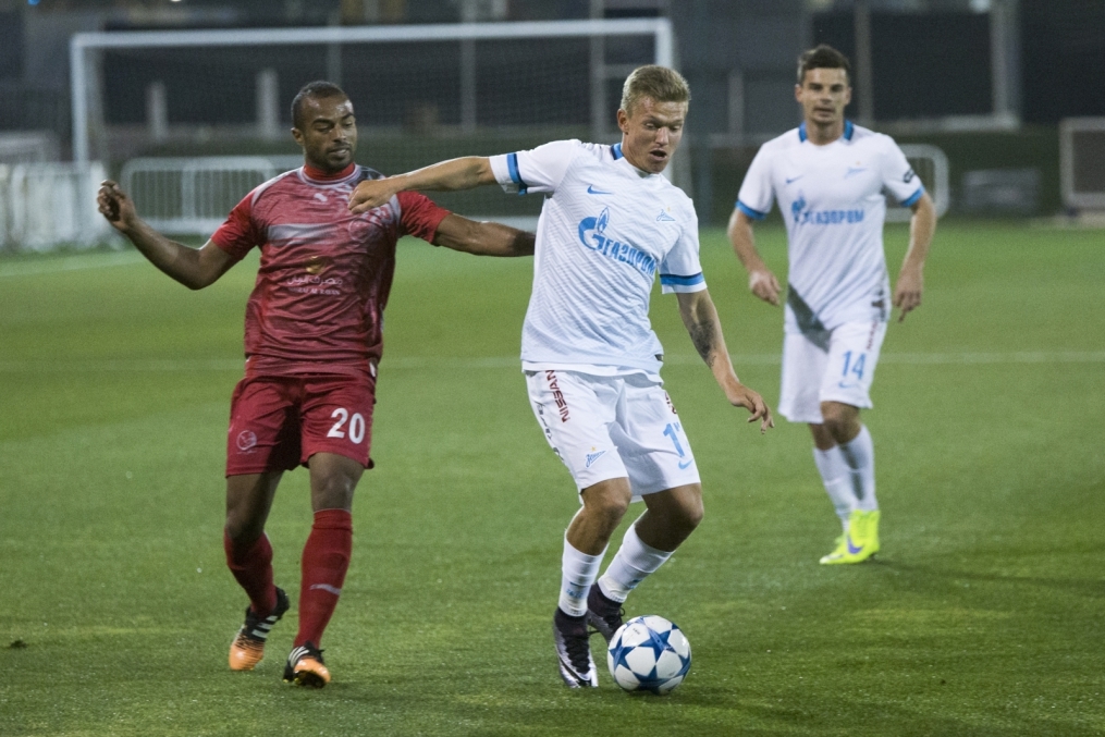 «Газпром»-тренировочные сборы в Дохе: Товарищеский матч «Зенит» — «Лехвия»