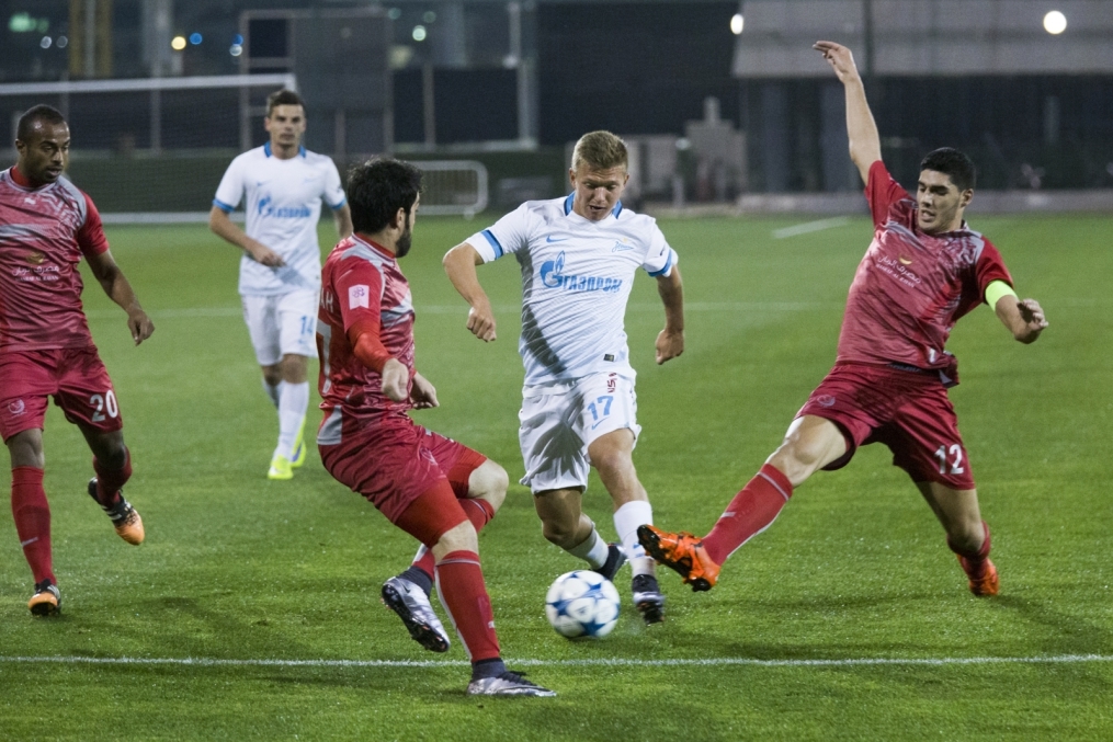 «Газпром»-тренировочные сборы в Дохе: Товарищеский матч «Зенит» — «Лехвия»