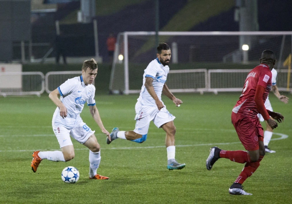 «Газпром»-тренировочные сборы в Дохе: Товарищеский матч «Зенит» — «Лехвия»