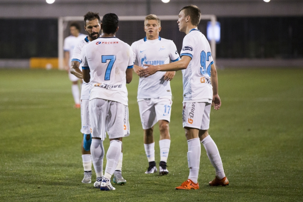 «Газпром»-тренировочные сборы в Дохе: Товарищеский матч «Зенит» — «Лехвия»