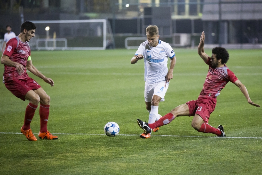 «Газпром»-тренировочные сборы в Дохе: Товарищеский матч «Зенит» — «Лехвия»