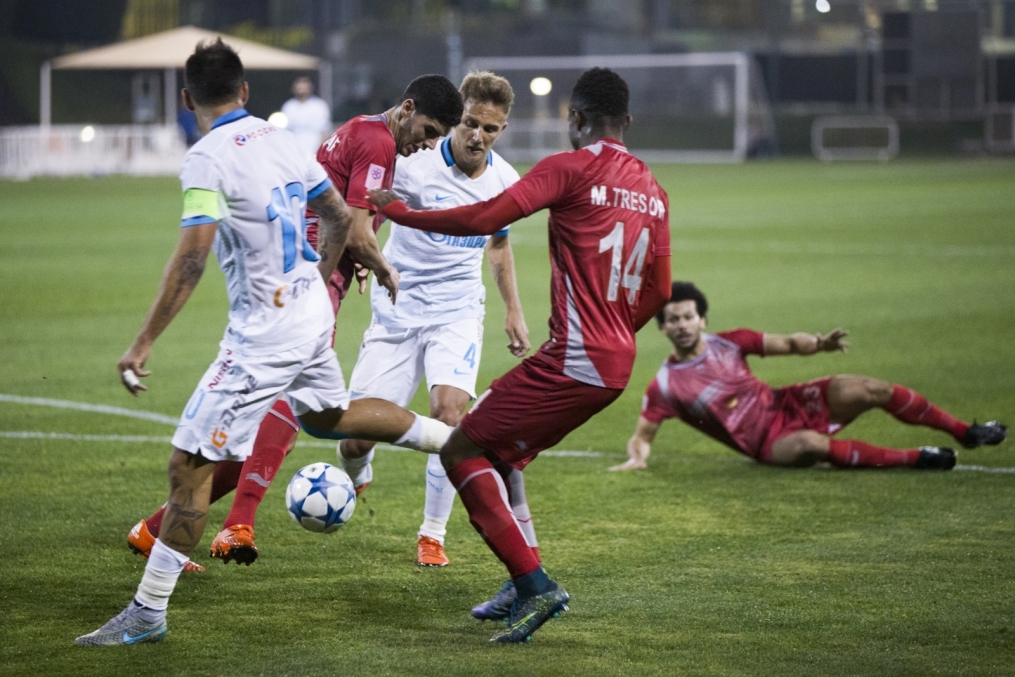 «Газпром»-тренировочные сборы в Дохе: Товарищеский матч «Зенит» — «Лехвия»