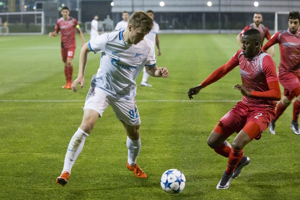 «Газпром»-тренировочные сборы в Дохе: Товарищеский матч «Зенит» — «Лехвия»