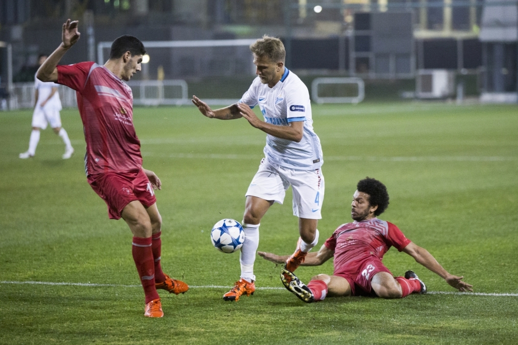 «Газпром»-тренировочные сборы в Дохе: Товарищеский матч «Зенит» — «Лехвия»