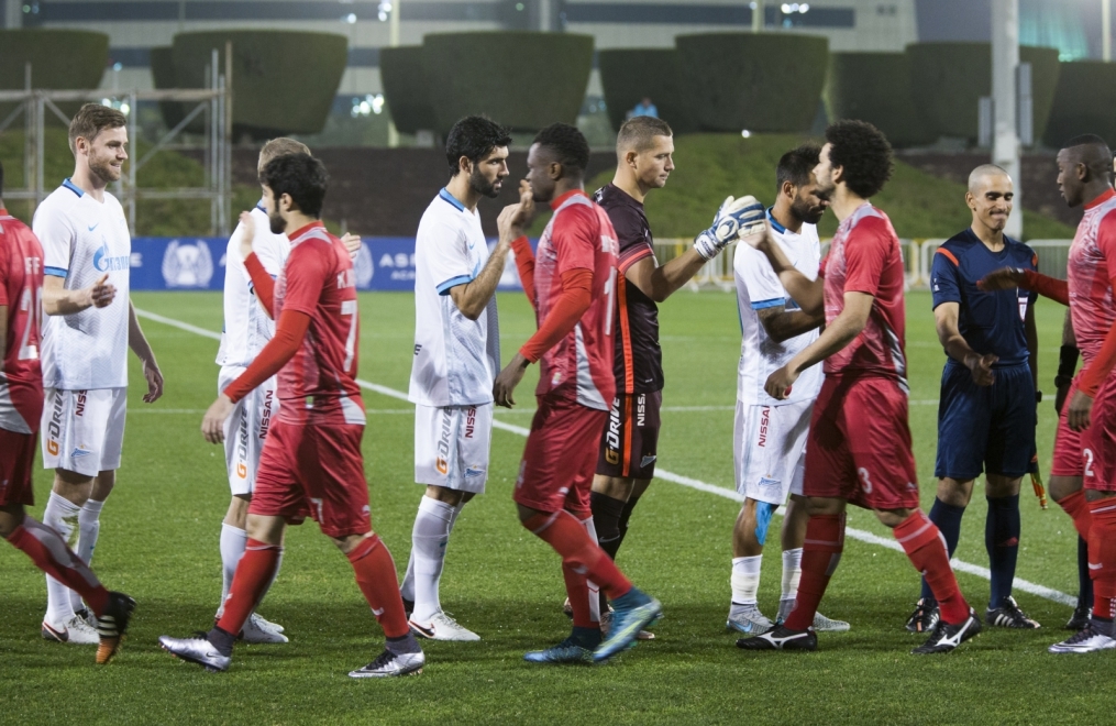 «Газпром»-тренировочные сборы в Дохе: Товарищеский матч «Зенит» — «Лехвия»