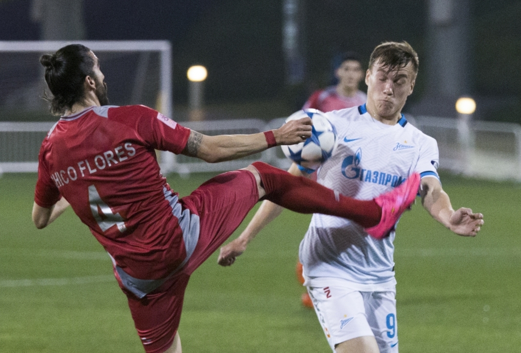 «Газпром»-тренировочные сборы в Дохе: Товарищеский матч «Зенит» — «Лехвия»