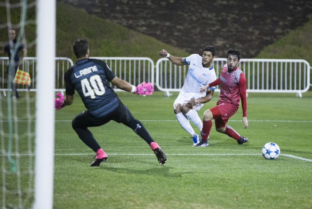 «Газпром»-тренировочные сборы в Дохе: Товарищеский матч «Зенит» — «Лехвия»