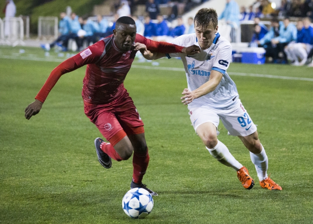 «Газпром»-тренировочные сборы в Дохе: Товарищеский матч «Зенит» — «Лехвия»