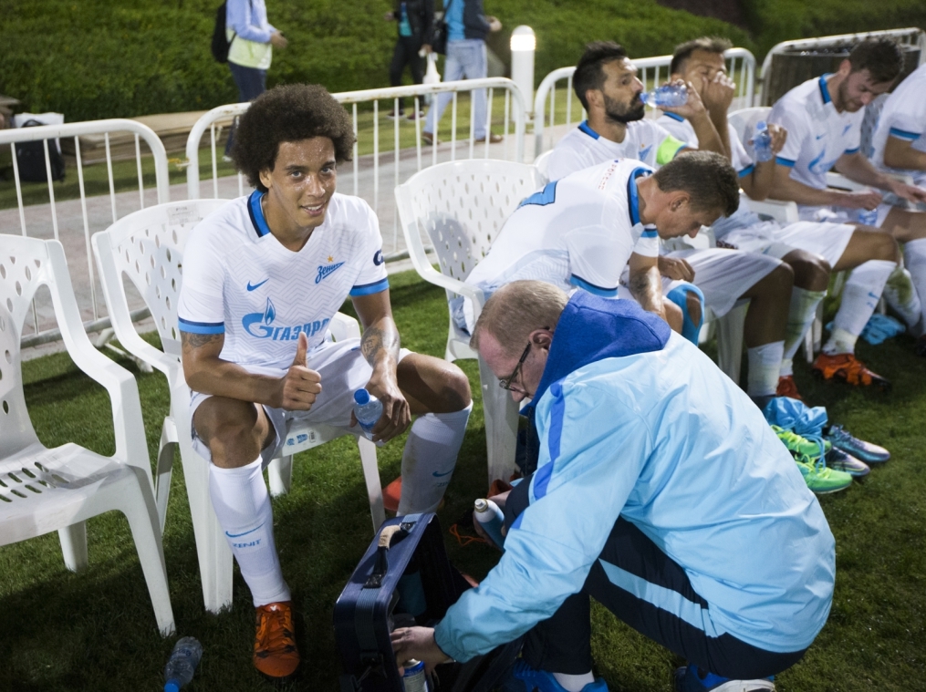 «Газпром»-тренировочные сборы в Дохе: Товарищеский матч «Зенит» — «Лехвия»