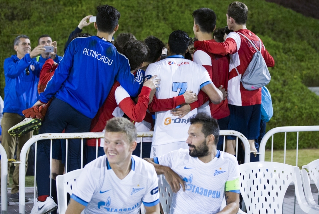 «Газпром»-тренировочные сборы в Дохе: Товарищеский матч «Зенит» — «Лехвия»