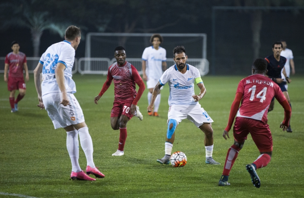 «Газпром»-тренировочные сборы в Дохе: Товарищеский матч «Зенит» — «Лехвия»