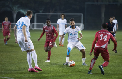 «Газпром»-тренировочные сборы в Дохе: Товарищеский матч «Зенит» — «Лехвия»