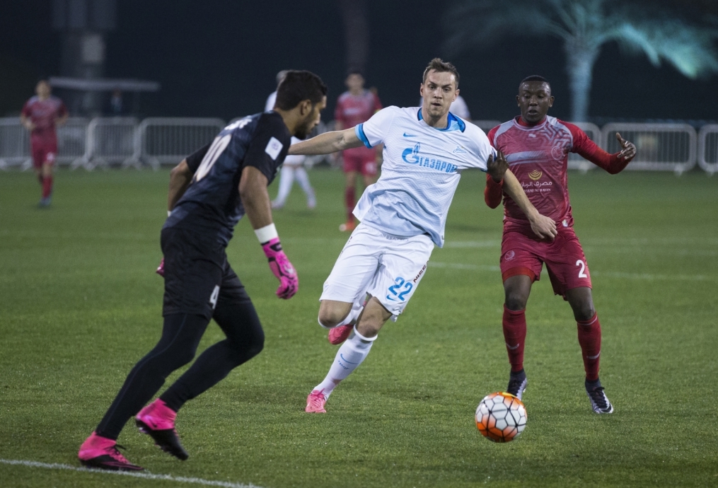 «Газпром»-тренировочные сборы в Дохе: Товарищеский матч «Зенит» — «Лехвия»