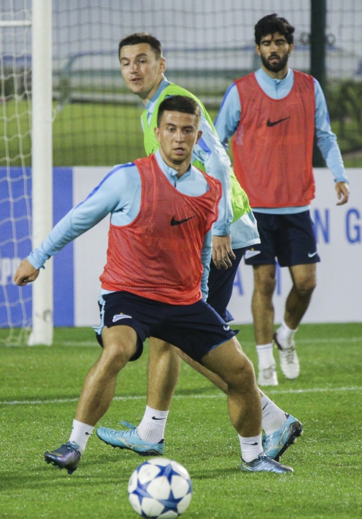 «Газпром»-тренировочные сборы в Дохе: 20 января, вечерняя тренировка