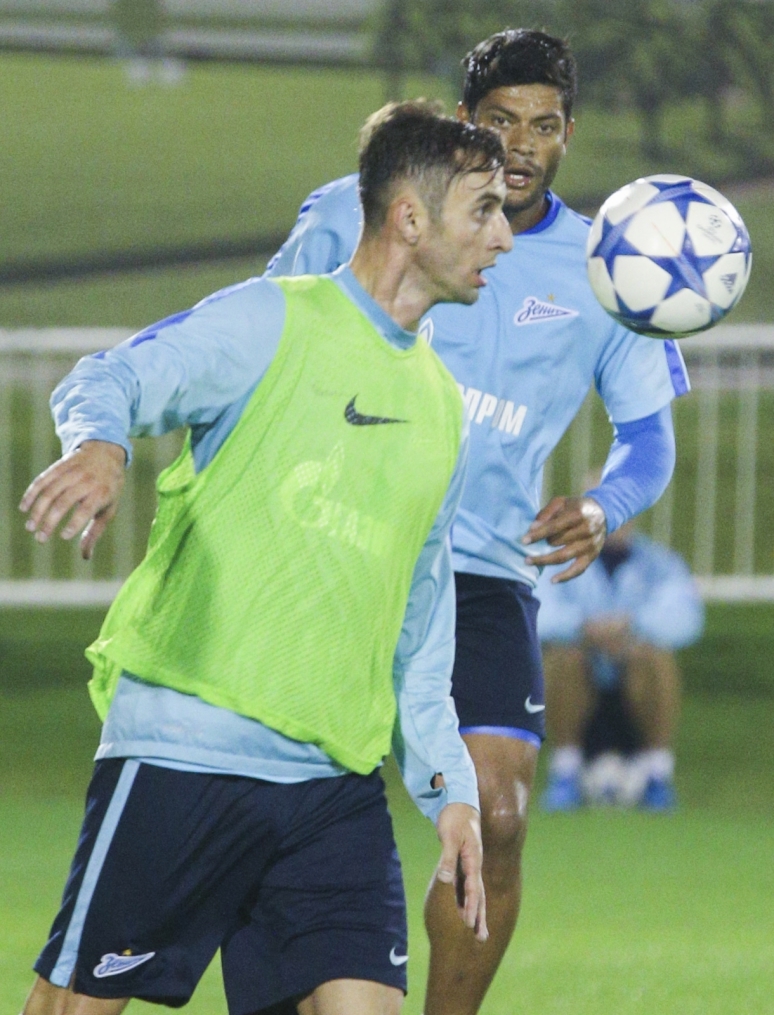 «Газпром»-тренировочные сборы в Дохе: 20 января, вечерняя тренировка