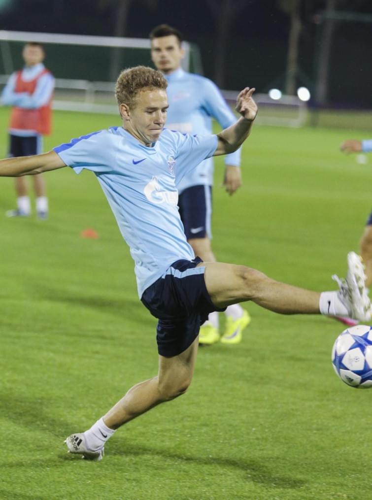 «Газпром»-тренировочные сборы в Дохе: 20 января, вечерняя тренировка