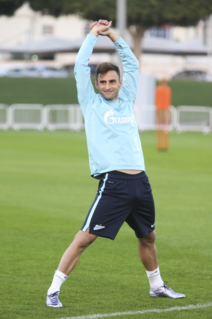 «Газпром»-тренировочные сборы в Дохе: 20 января, вечерняя тренировка