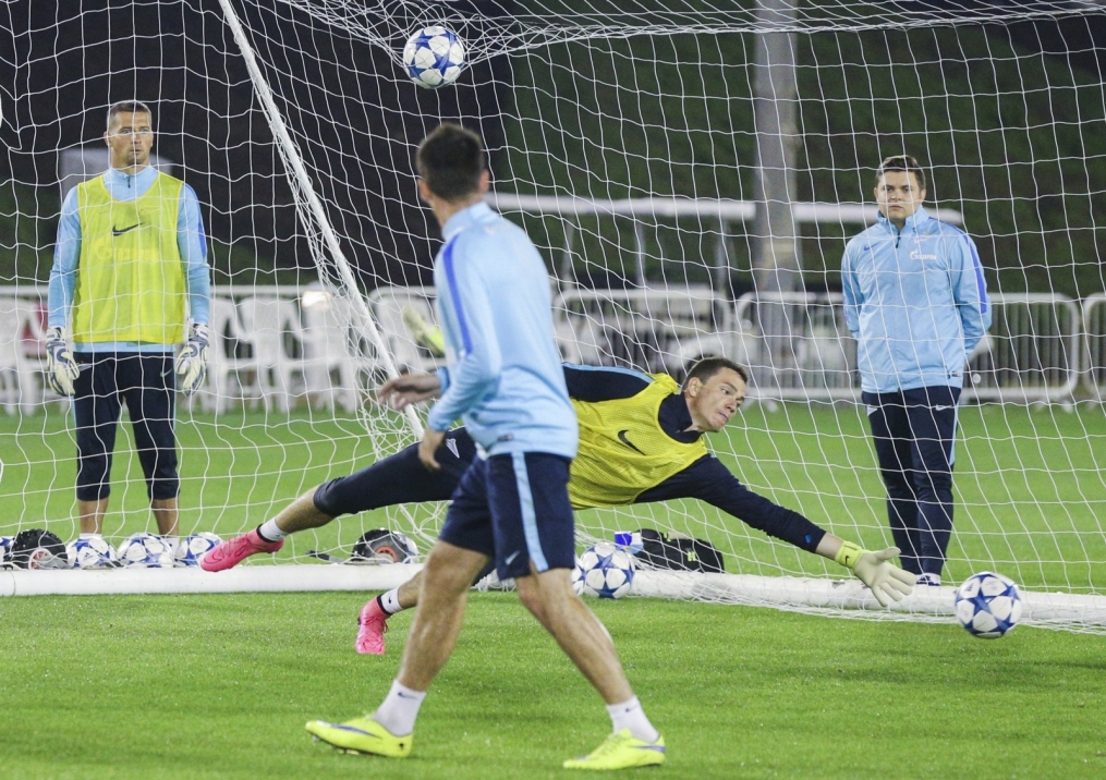 «Газпром»-тренировочные сборы в Дохе: 20 января, вечерняя тренировка