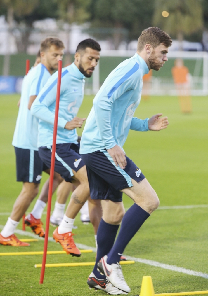 «Газпром»-тренировочные сборы в Дохе: 20 января, вечерняя тренировка