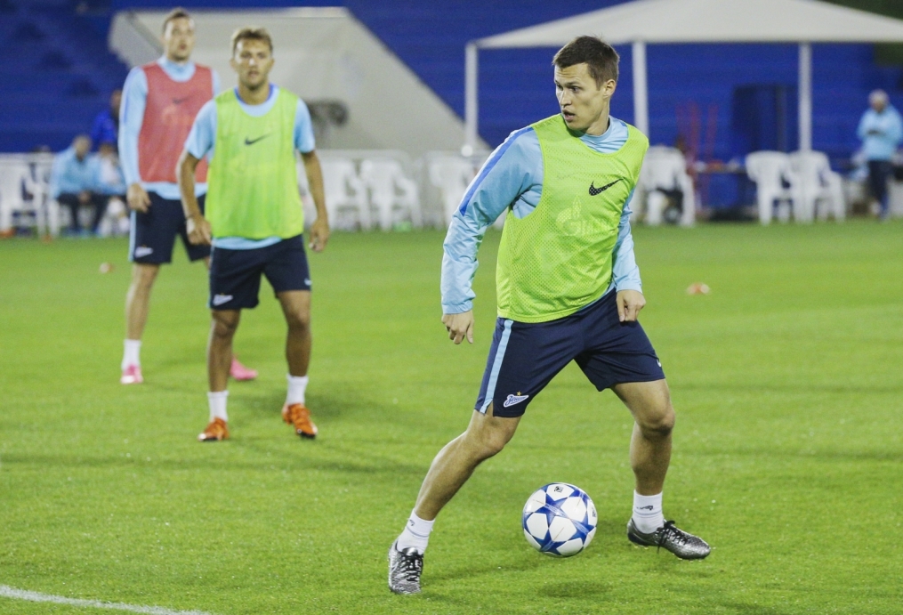 «Газпром»-тренировочные сборы в Дохе: 20 января, вечерняя тренировка