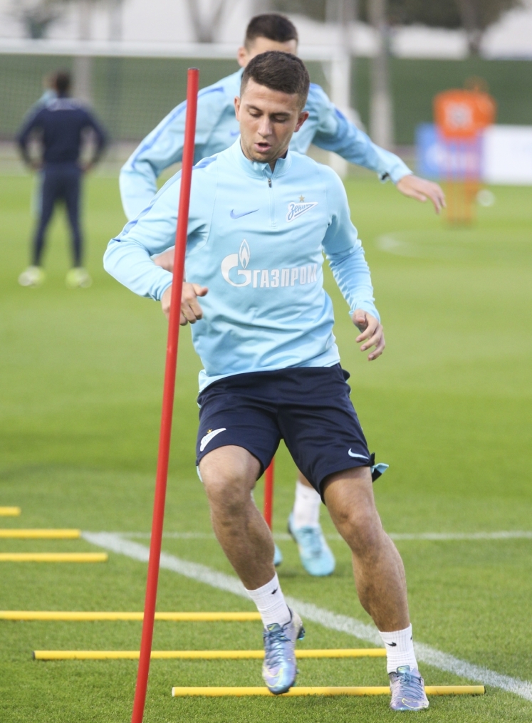 «Газпром»-тренировочные сборы в Дохе: 20 января, вечерняя тренировка