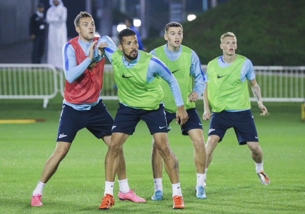 «Газпром»-тренировочные сборы в Дохе: 20 января, вечерняя тренировка