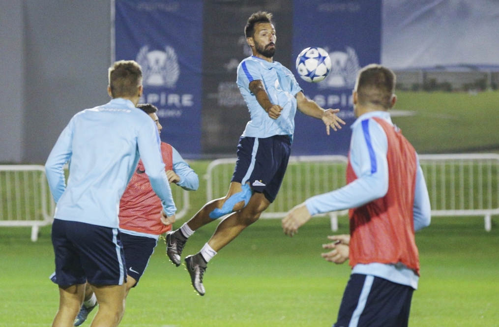 «Газпром»-тренировочные сборы в Дохе: 20 января, вечерняя тренировка