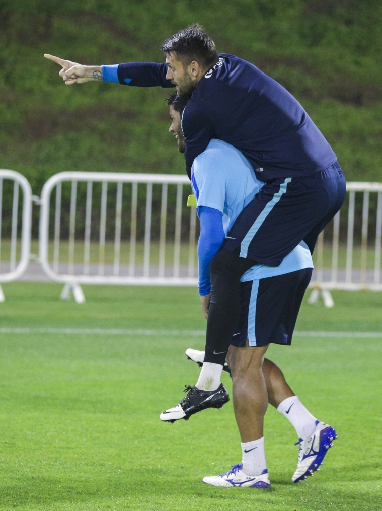 «Газпром»-тренировочные сборы в Дохе: 20 января, вечерняя тренировка