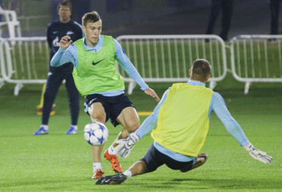 «Газпром»-тренировочные сборы в Дохе: 20 января, вечерняя тренировка