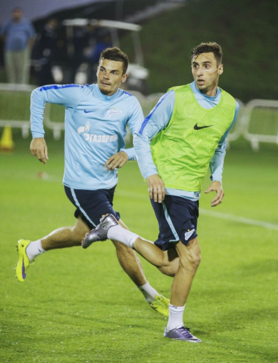 «Газпром»-тренировочные сборы в Дохе: 20 января, вечерняя тренировка