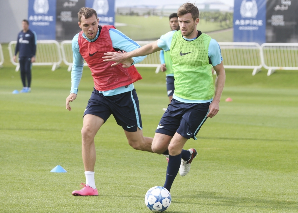 «Газпром»-тренировочные сборы в Дохе: 23 января, утренняя тренировка