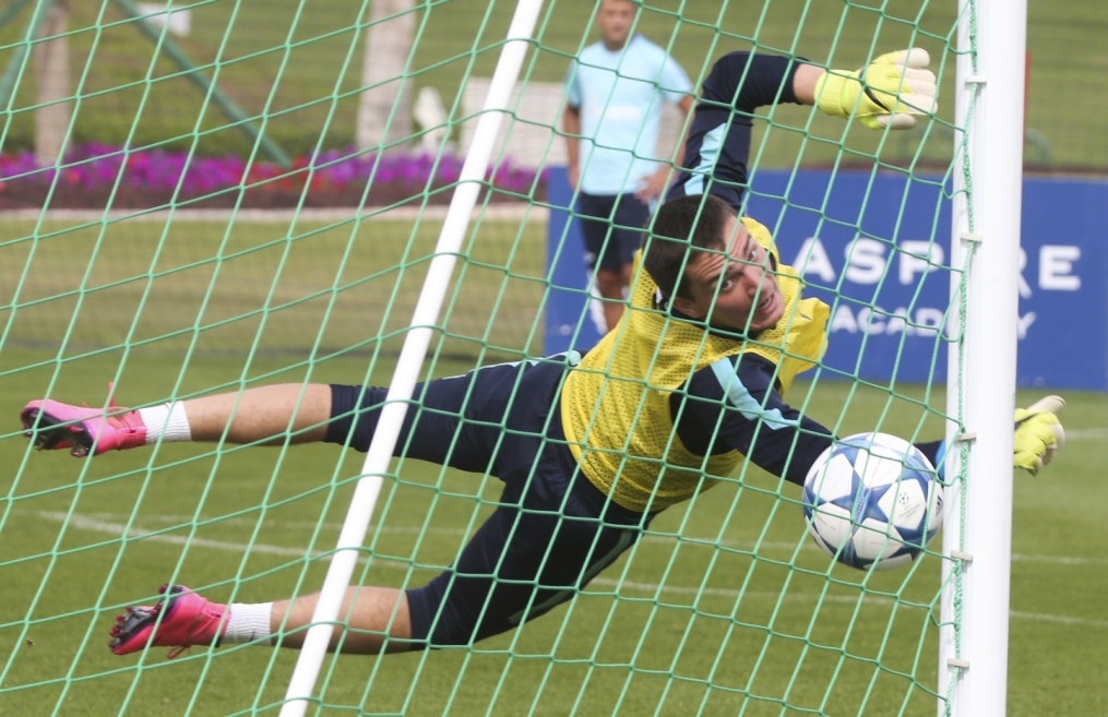 «Газпром»-тренировочные сборы в Дохе: 23 января, утренняя тренировка