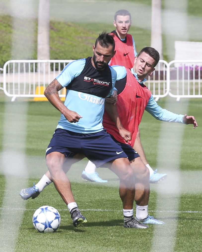 «Газпром»-тренировочные сборы в Дохе: 23 января, утренняя тренировка