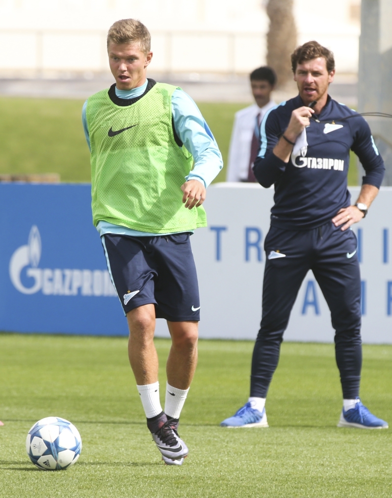 «Газпром»-тренировочные сборы в Дохе: 23 января, утренняя тренировка
