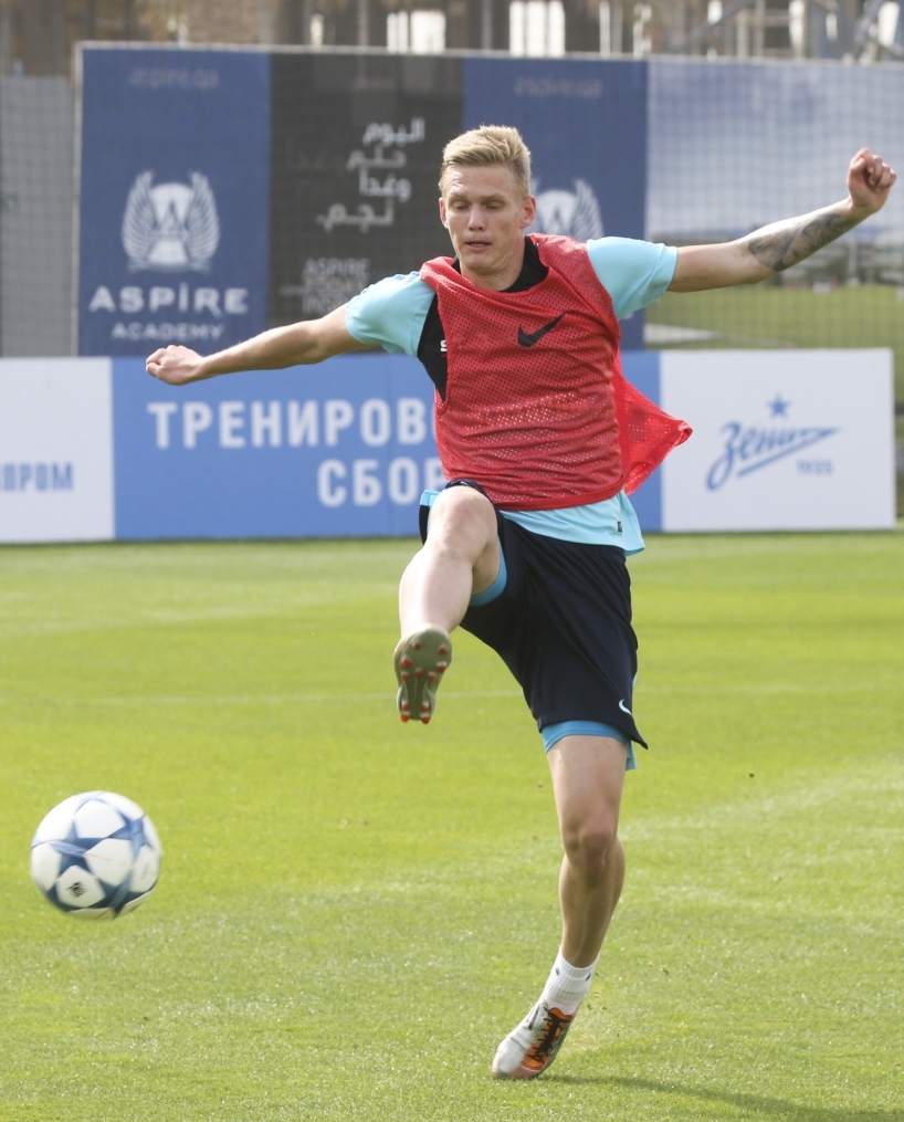 «Газпром»-тренировочные сборы в Дохе: 23 января, утренняя тренировка