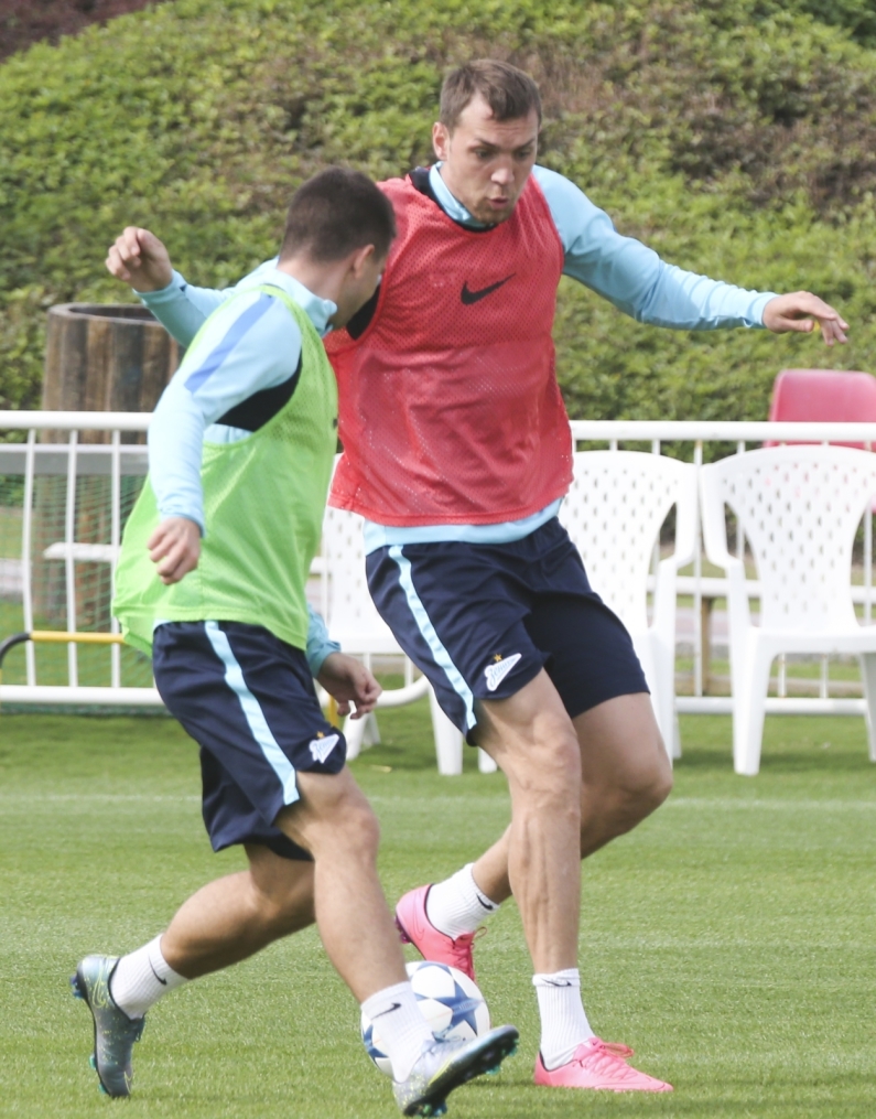 «Газпром»-тренировочные сборы в Дохе: 23 января, утренняя тренировка