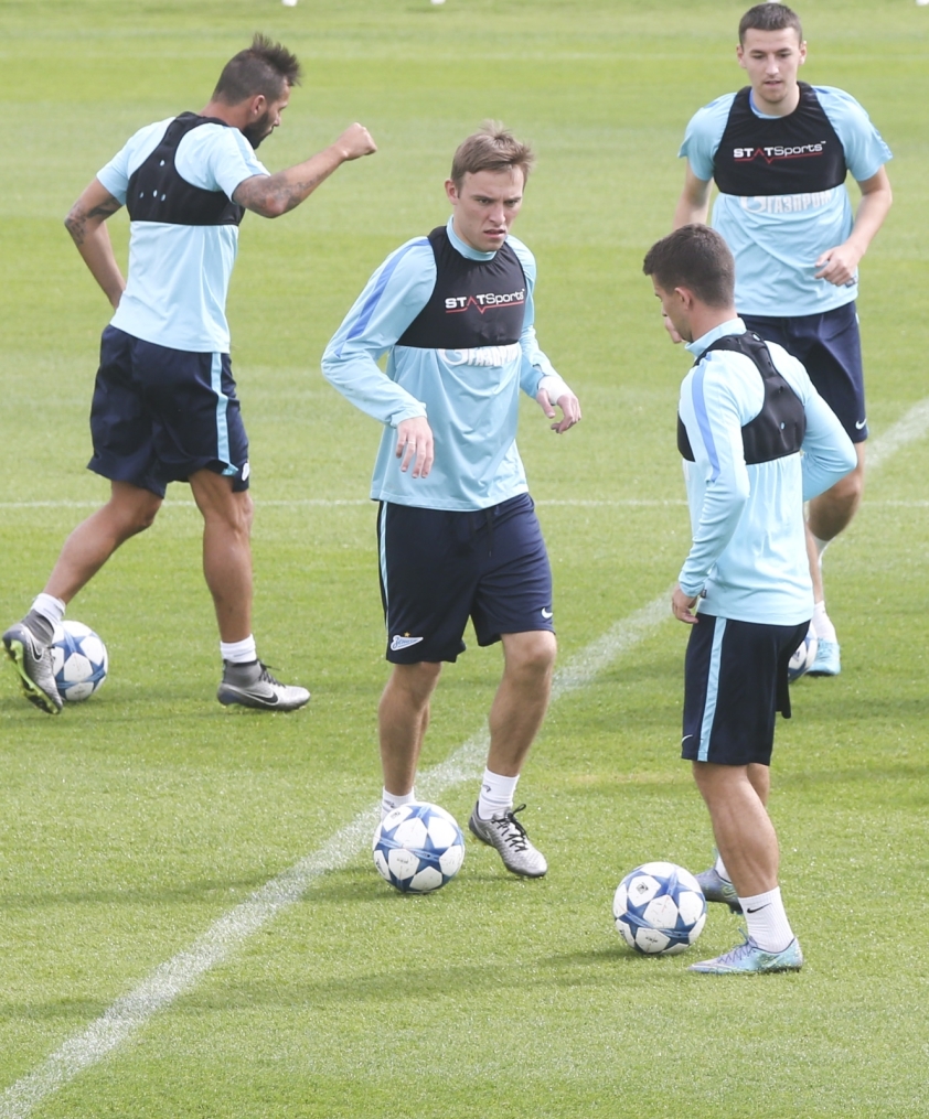 «Газпром»-тренировочные сборы в Дохе: 23 января, утренняя тренировка