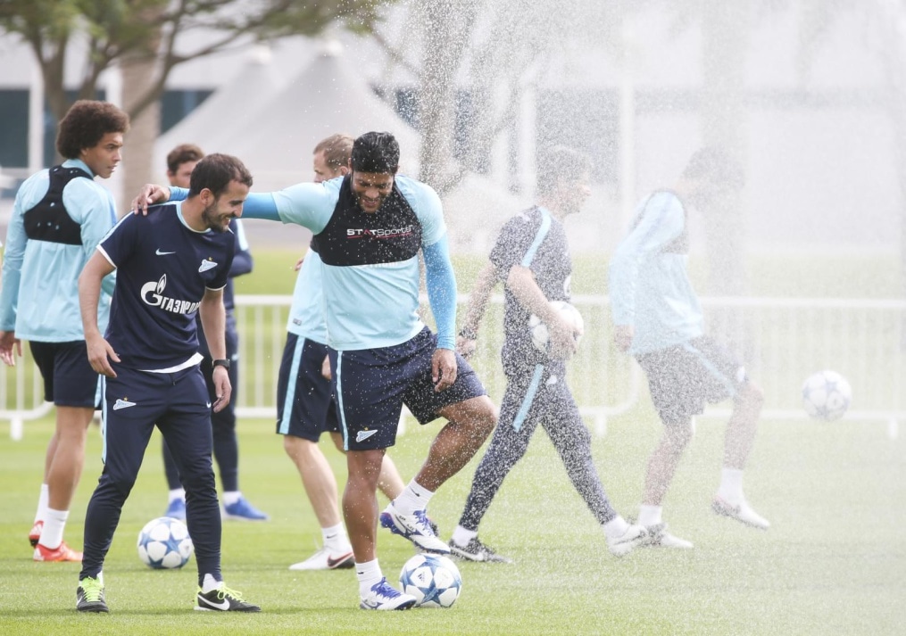 «Газпром»-тренировочные сборы в Дохе: 23 января, утренняя тренировка
