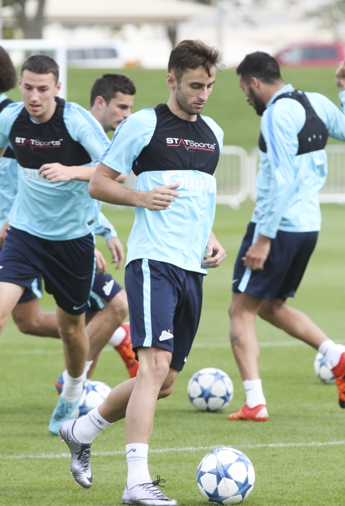 «Газпром»-тренировочные сборы в Дохе: 23 января, утренняя тренировка