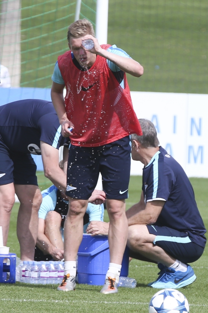 «Газпром»-тренировочные сборы в Дохе: 23 января, утренняя тренировка