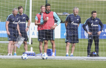 «Газпром»-тренировочные сборы в Дохе: 23 января, утренняя тренировка