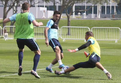 «Газпром»-тренировочные сборы в Дохе: 23 января, утренняя тренировка