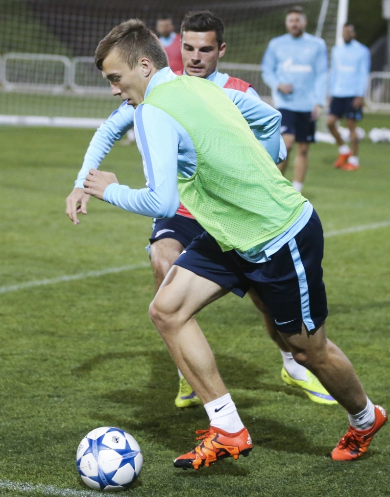 «Газпром»-тренировочные сборы в Дохе: 23 января, вечерняя тренировка