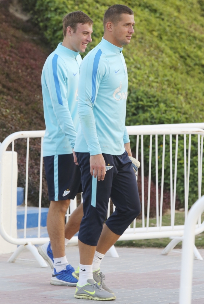 «Газпром»-тренировочные сборы в Дохе: 23 января, вечерняя тренировка