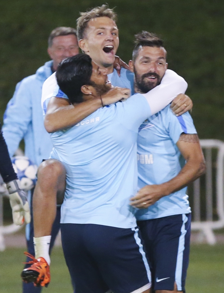 «Газпром»-тренировочные сборы в Дохе: 23 января, вечерняя тренировка