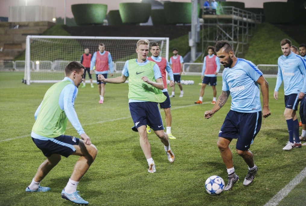 «Газпром»-тренировочные сборы в Дохе: 23 января, вечерняя тренировка