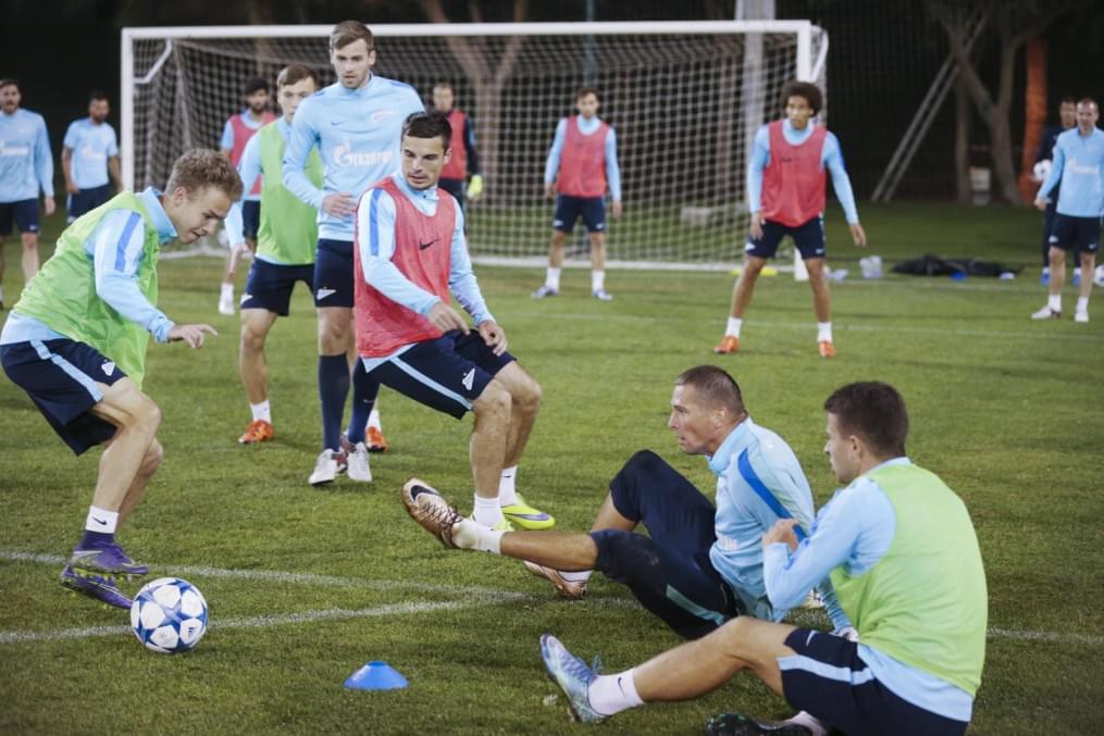 «Газпром»-тренировочные сборы в Дохе: 23 января, вечерняя тренировка